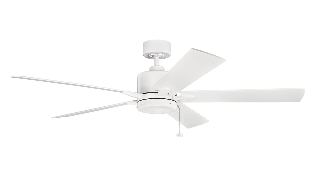 Kichler 330243MWH 60" Ceiling Fan, Matte White