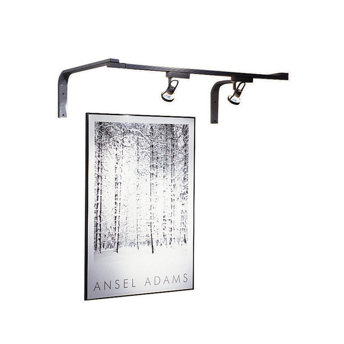 W.A.C. Lighting TBKT-BK Wall Mount Suspension Bracket, Black