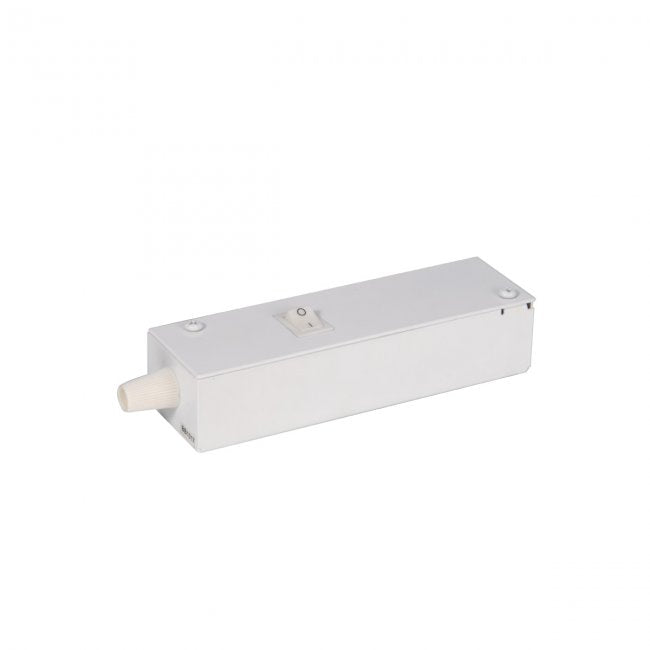 W.A.C. Lighting TB-S Wiring Box with On-Off Switch, White