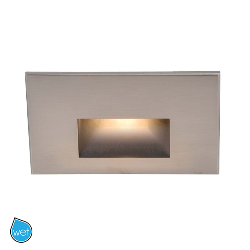 W.A.C. Lighting WL-LED100-BL-BN LED Step and Wall Light, Brushed Nickel
