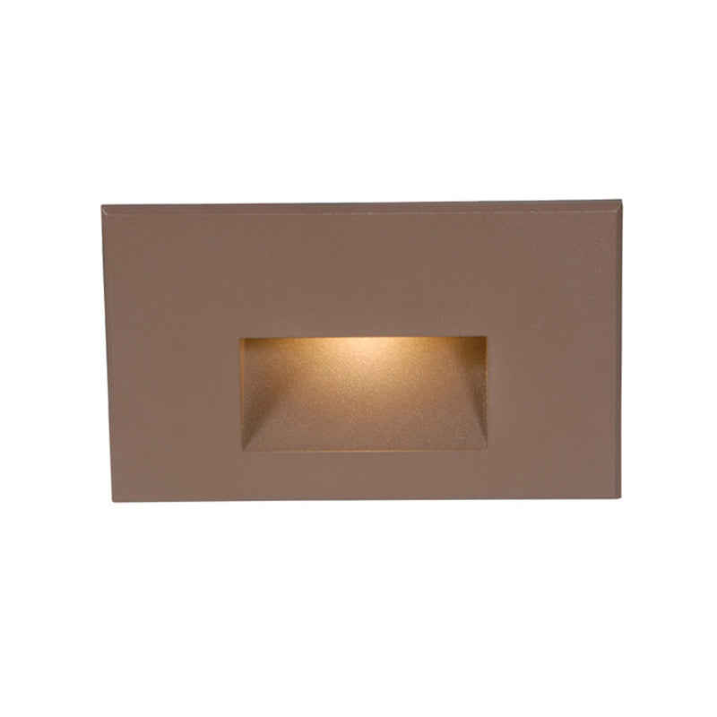 W.A.C. Lighting WL-LED100F-RD-BZ LED Step and Wall Light, Bronze On Aluminum
