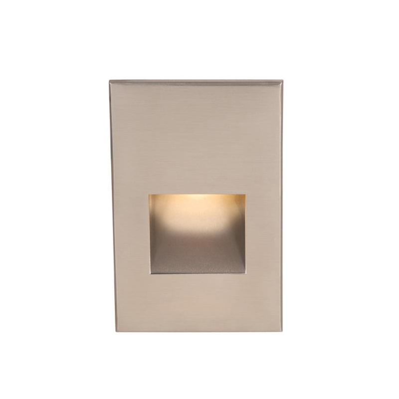 W.A.C. Lighting WL-LED200-BL-BN LED Step and Wall Light, Brushed Nickel