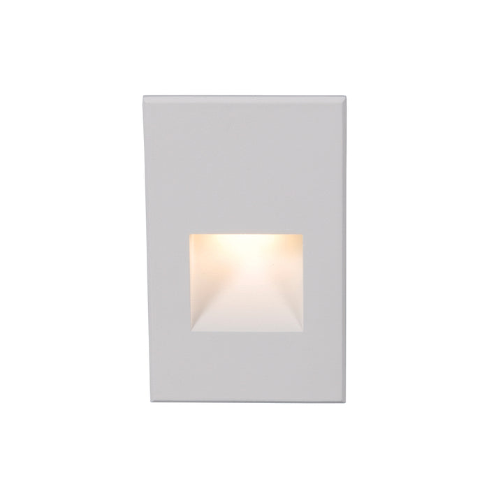 W.A.C. Lighting WL-LED200F-C-WT LED Step and Wall Light, White On Aluminum