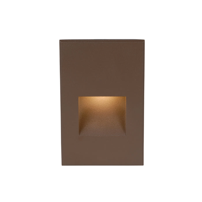 W.A.C. Lighting WL-LED200F-RD-BZ LED Step and Wall Light, Bronze On Aluminum