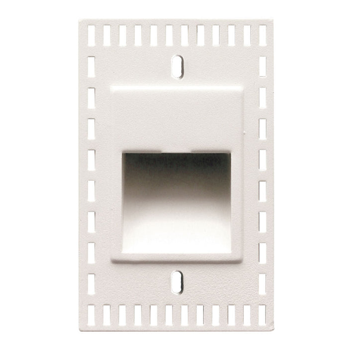 W.A.C. Lighting WL-LED200TR-C-WT LED Step and Wall Light, White On Aluminum