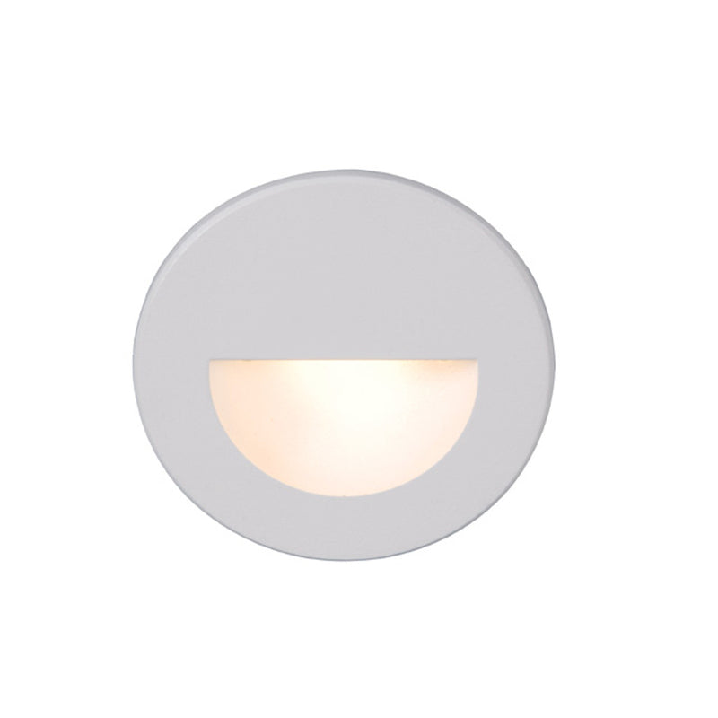 W.A.C. Lighting WL-LED300-C-WT LED Step and Wall Light, White On Aluminum