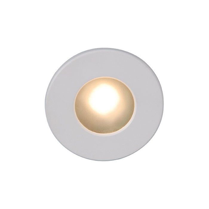 W.A.C. Lighting WL-LED310-C-WT LED Step and Wall Light, White On Aluminum