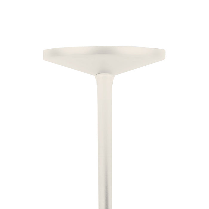 W.A.C. Lighting WMT-XS12-PT Sloped Ceiling Stem, Platinum