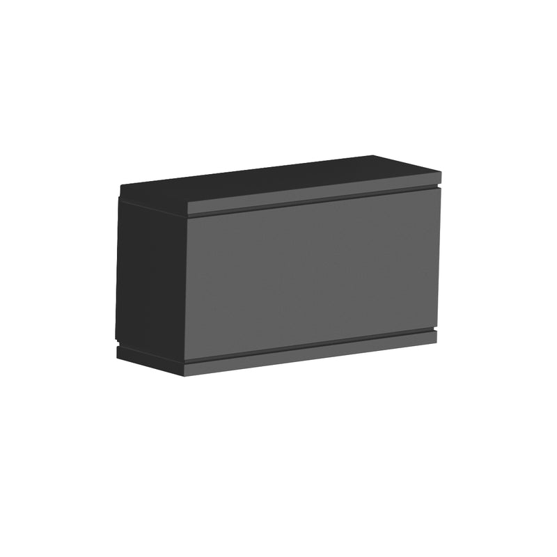 W.A.C. Lighting WS-W2509-BK LED Wall Light, Black