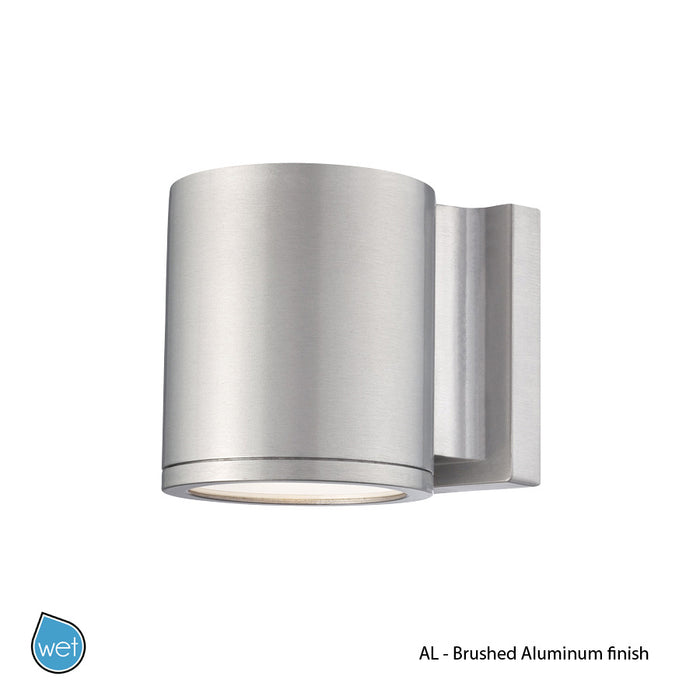 W.A.C. Lighting WS-W2605-AL LED Wall Light, Brushed Aluminum