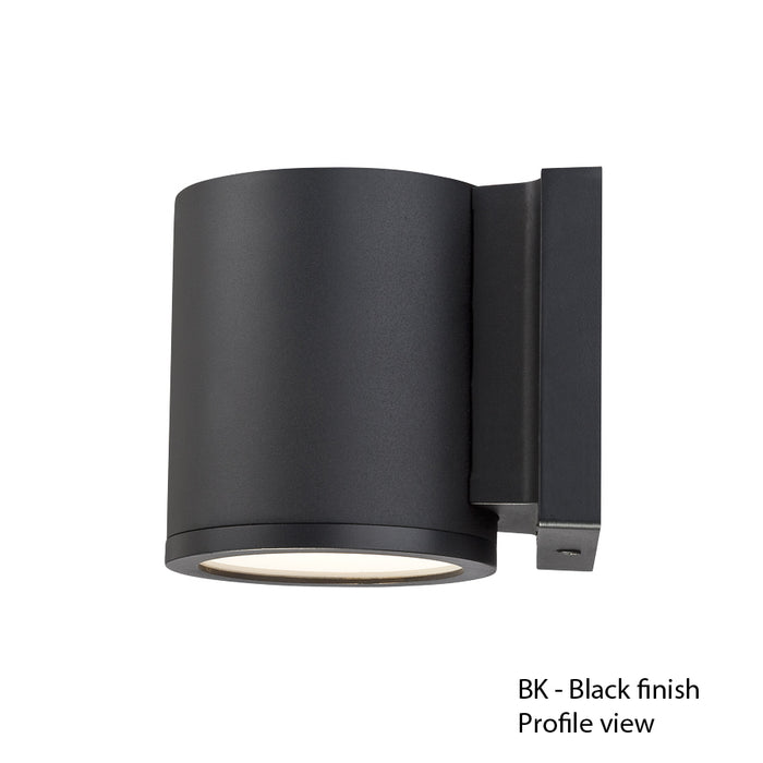 W.A.C. Lighting WS-W2605-BK LED Wall Light, Black