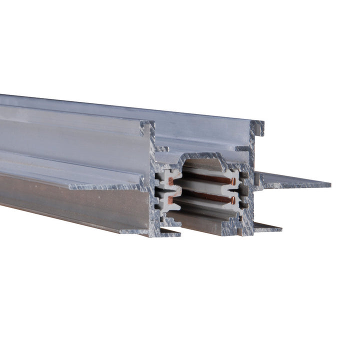 W.A.C. Lighting WT4-RTL-PT W Track Two Circuit, Platinum