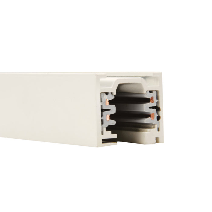 W.A.C. Lighting WT4-WT Track Single Circuit, White