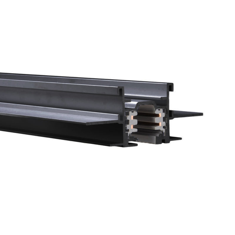 W.A.C. Lighting WT8-RTL-BK Track Single Circuit, Black