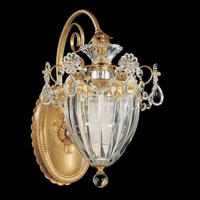 Schonbek 1240-22A One Light Wall Sconce, Heirloom Gold