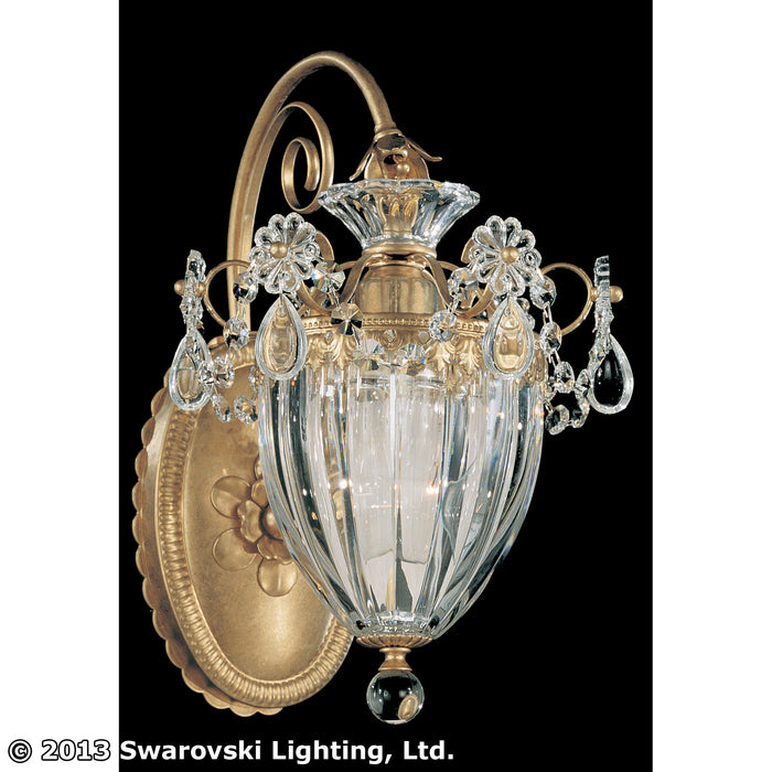 Schonbek 1240-22S One Light Wall Sconce, Heirloom Gold
