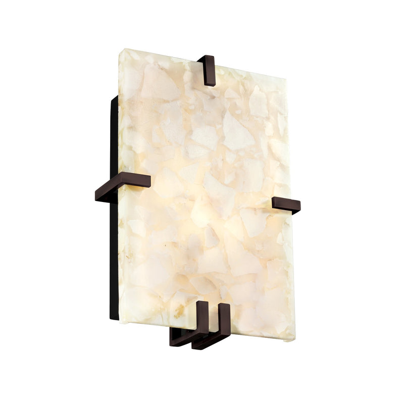 Justice Designs ALR-5551-DBRZ-LED2-2000 LED Wall Sconce, Dark Bronze