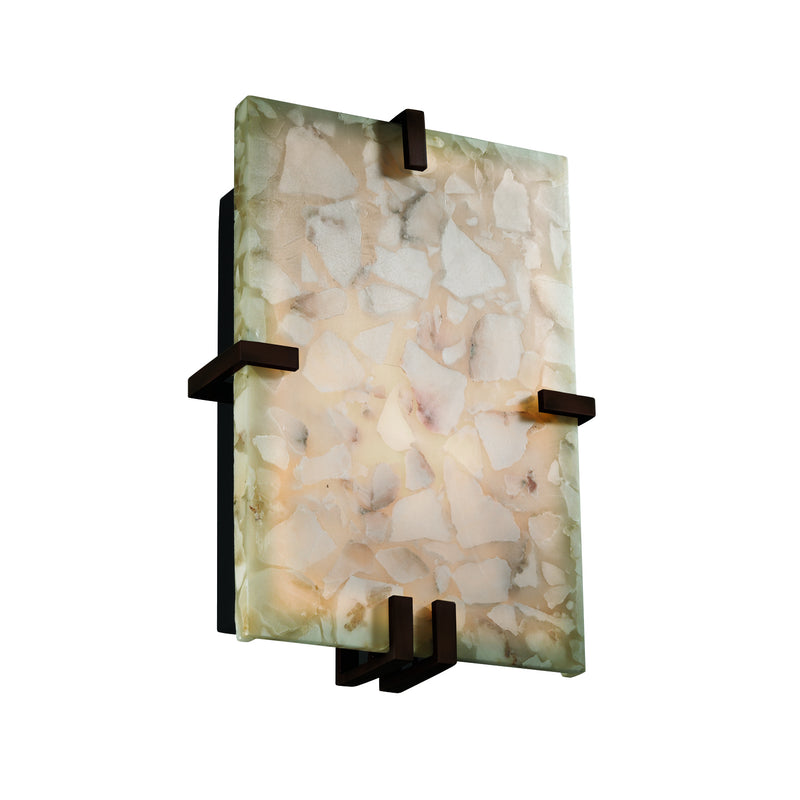 Justice Designs ALR-5551-DBRZ-LED2-2000 LED Wall Sconce, Dark Bronze