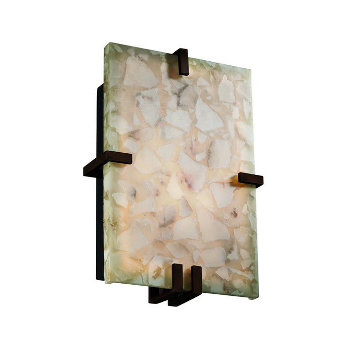 Justice Designs ALR-5551-DBRZ-LED2-2000 LED Wall Sconce, Dark Bronze