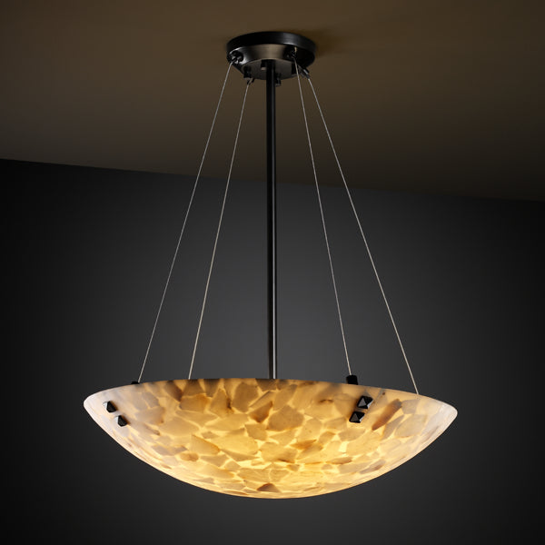 Justice Designs ALR-9661-35-MBLK-F3-LED3-3000 LED Pendant, Matte Black