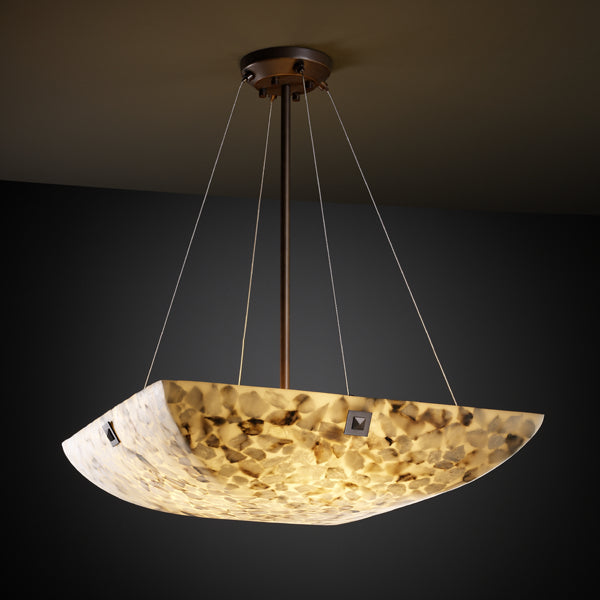 Justice Designs ALR-9662-25-DBRZ-F4-LED5-5000 LED Pendant, Dark Bronze