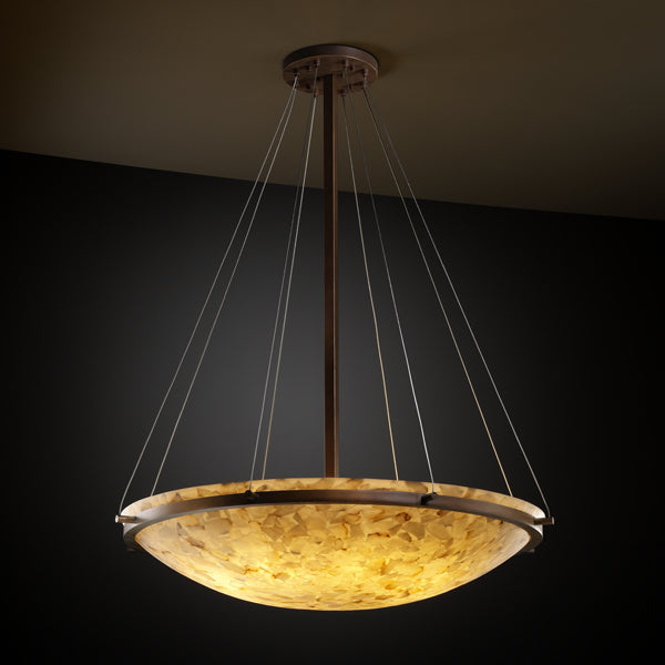 Justice Designs ALR-9694-35-DBRZ-LED6-6000 LED Pendant, Dark Bronze