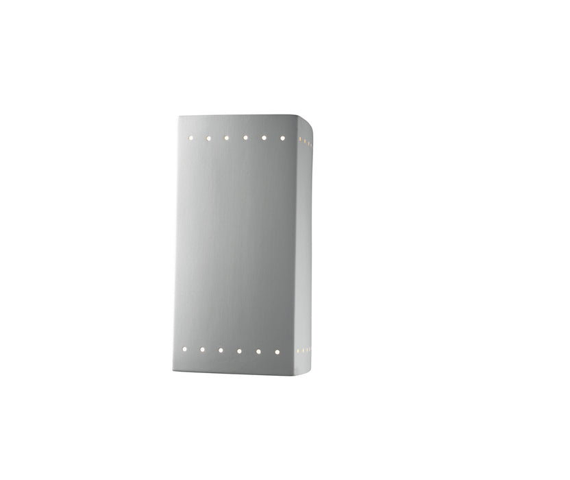 Justice Designs CER-0960-BIS-LED1-1000 LED Lantern, Bisque