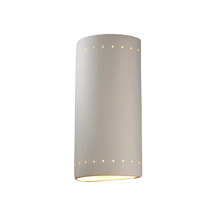 Justice Designs CER-1190W-BIS-LED1-1000 LED Lantern, Bisque