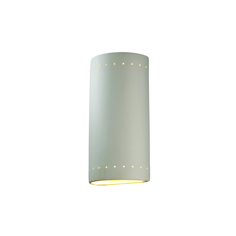 Justice Designs CER-1195-BIS-LED2-2000 LED Lantern, Bisque