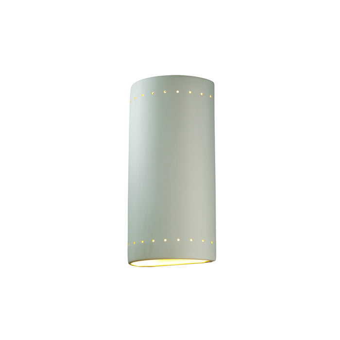 Justice Designs CER-1195W-BIS-LED2-2000 LED Lantern, Bisque