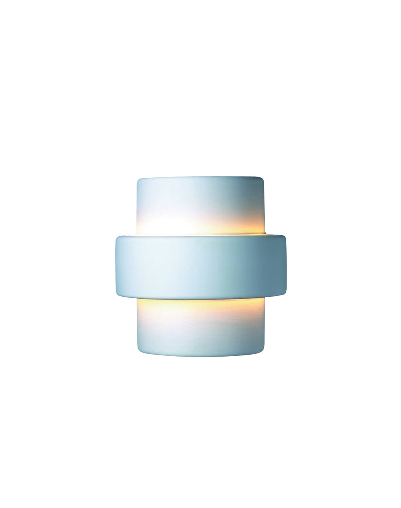 Justice Designs CER-2215-BIS-LED2-2000 LED Lantern, Bisque