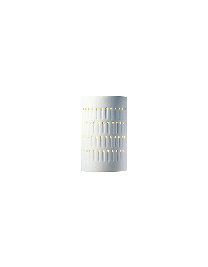 Justice Designs CER-2285-BIS-LED1-1000 LED Lantern, Bisque