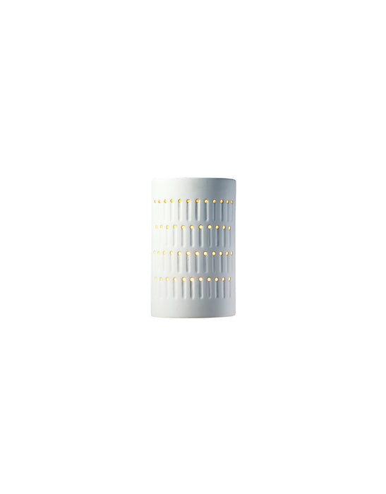 Justice Designs CER-2285-BIS-LED1-1000 LED Lantern, Bisque