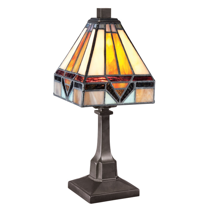 Quoizel TF1021TVB One Light Table Lamp, Vintage Bronze