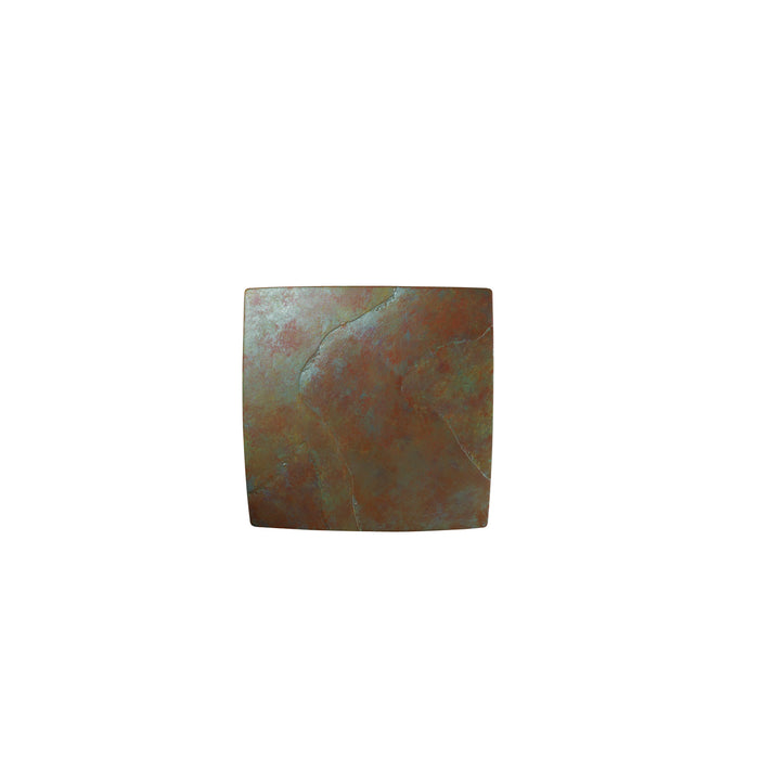Justice Designs CER-5120-SLTR-LED1-1000 LED Wall Sconce, Tierra Red Slate