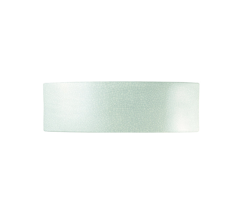 Justice Designs CER-5205-CRK-LED2-2000 LED Wall Sconce, White Crackle