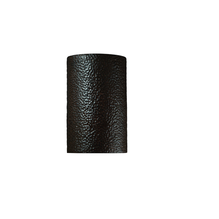 Justice Designs CER-5260W-HMIR-LED1-1000 LED Wall Sconce, Hammered Iron