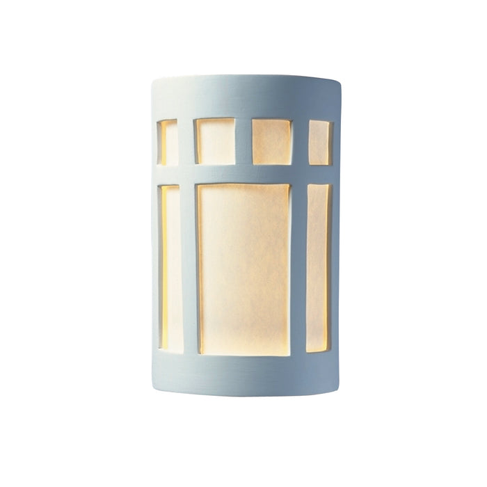 Justice Designs CER-5350W-BIS-LED1-1000 LED Wall Sconce, Bisque