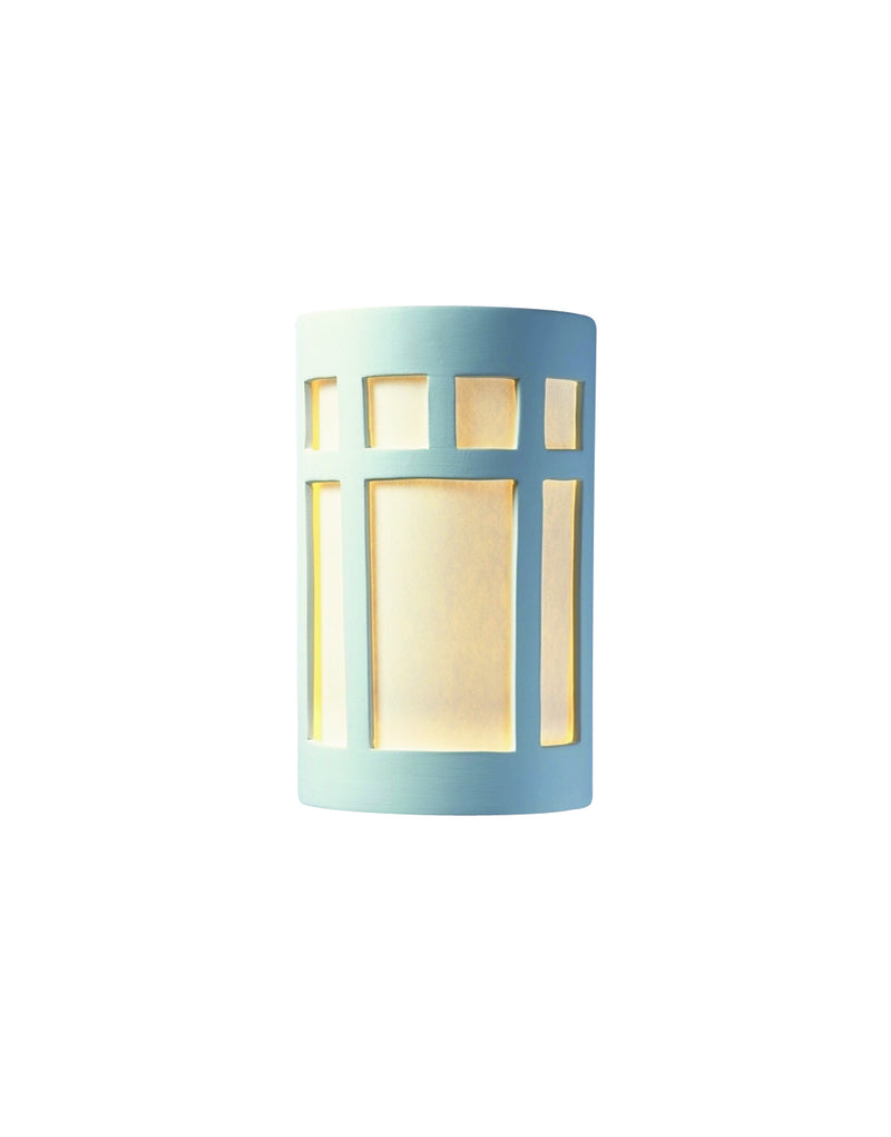 Justice Designs CER-5355-BIS-LED2-2000 LED Wall Sconce, Bisque
