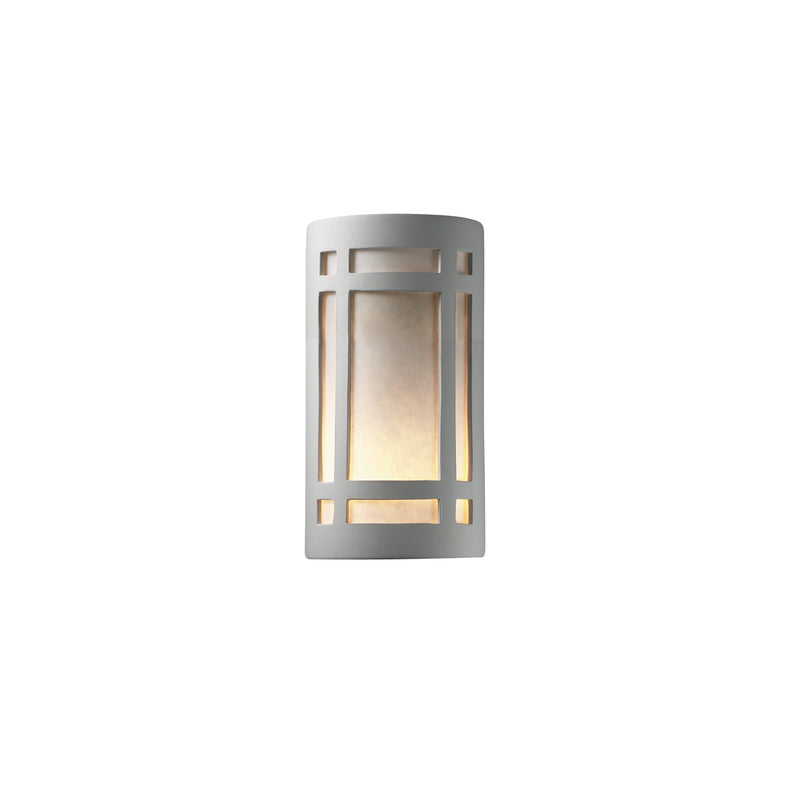 Justice Designs CER-5495-BIS-LED2-2000 LED Wall Sconce, Bisque