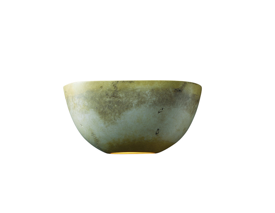Justice Designs CER-5725-TRAG-LED2-2000 LED Wall Sconce, Greco Travertine