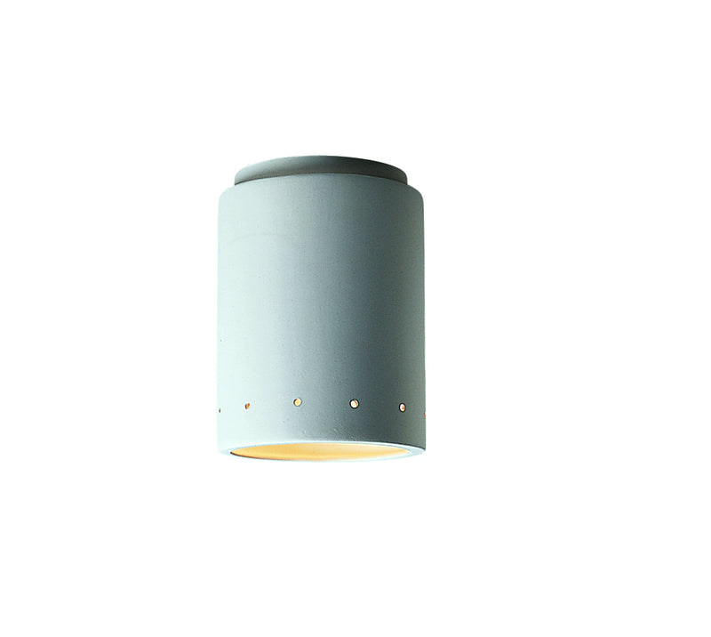 Justice Designs CER-6105-BIS-LED1-1000 LED Flush-Mount, Bisque