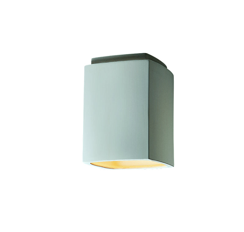 Justice Designs CER-6110W-BIS-LED1-1000 LED Flush-Mount, Bisque