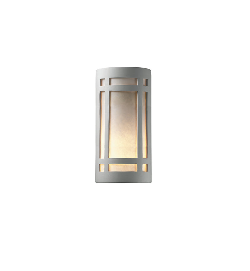 Justice Designs CER-7497-BIS-LED2-2000 LED Lantern, Bisque