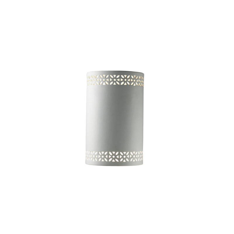 Justice Designs CER-7805W-BIS Lantern, Bisque