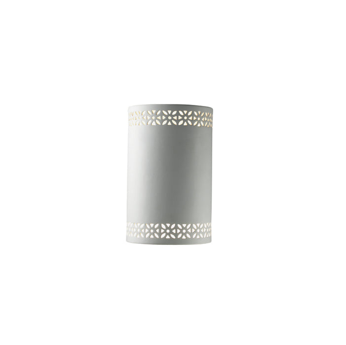 Justice Designs CER-7805W-BIS Lantern, Bisque