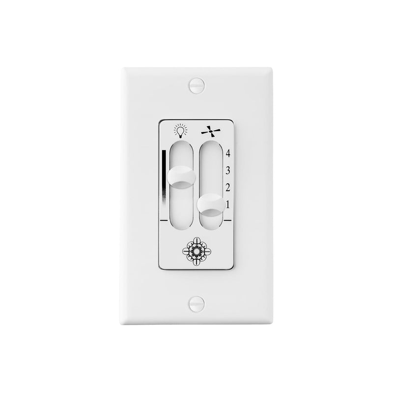 Visual Comfort Fan ESSWC-6-WH Wall Control, White