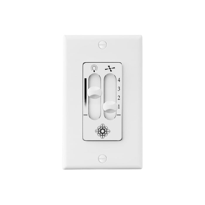 Visual Comfort Fan ESSWC-6-WH Wall Control, White