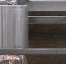Varaluz 268B01SL One Light Bath, Steel