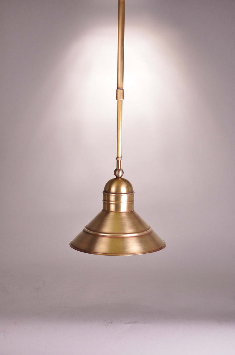 Northeast Lantern 3422-AB-MED-AP10 One Light Pendant, Antique Brass